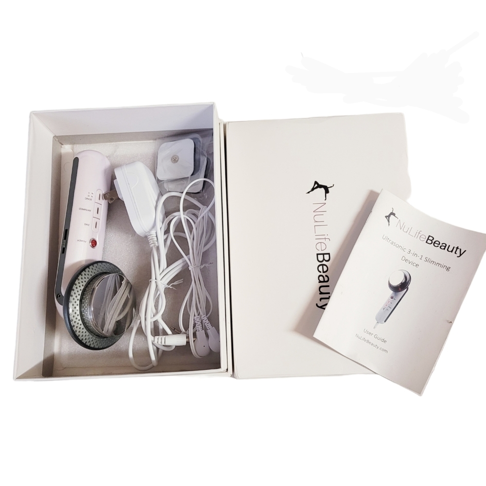 White Ultrasonic 3-in-1 Facial & Body Device
